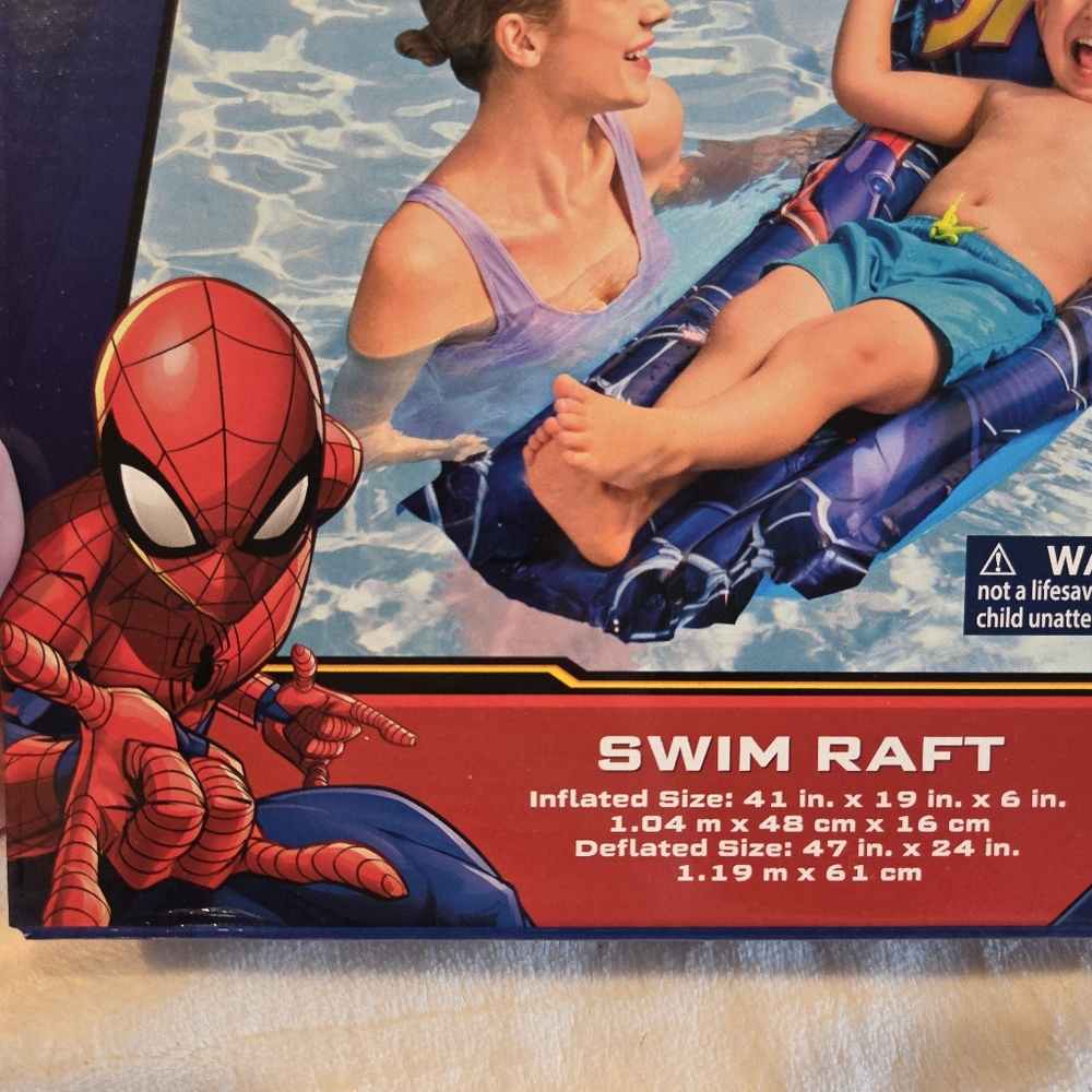 NIB Marvel Spider-Man Inflatable Swim Raft – Bestway Pool Float Ages 3+ - Picture 3 of 7